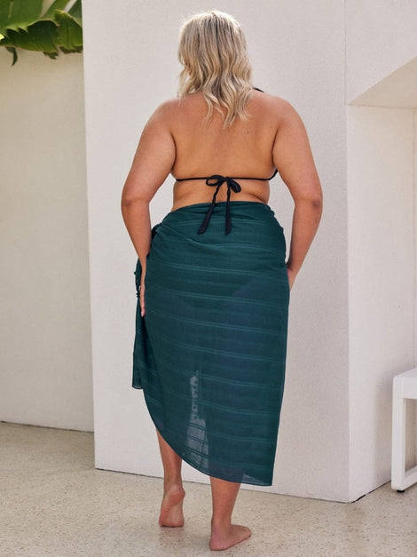 Teal Cotton Sarong