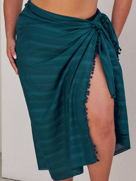 Teal Cotton Sarong