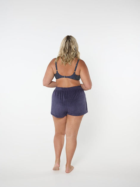 Terry Towelling Shorts Navy