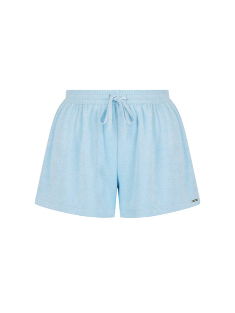 Terry Towelling Shorts Light Blue