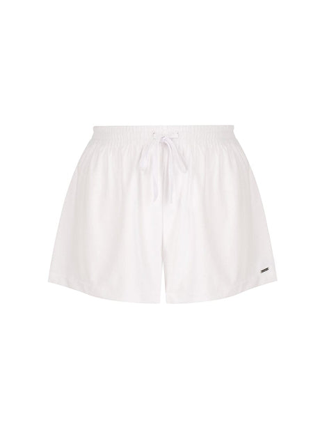 Terry Towelling Shorts White