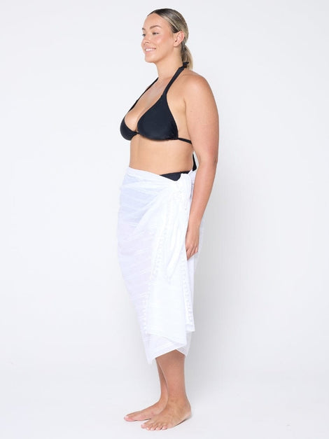 White Cotton Sarong