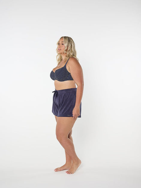 Terry Towelling Shorts Navy