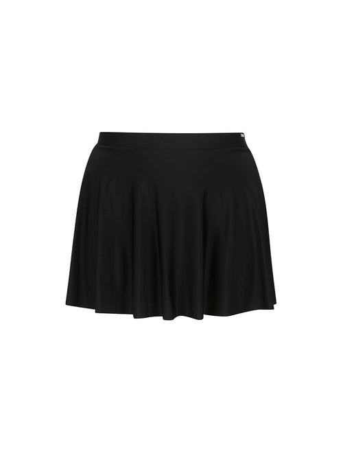 Ghost mannequin black skater skirt