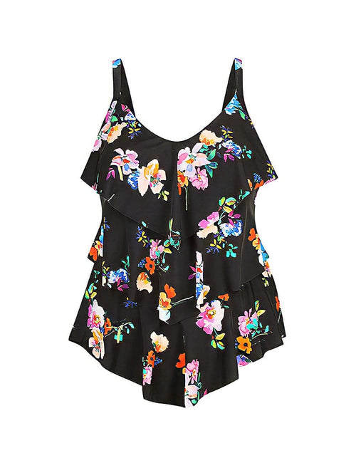 Malibu 3 Tier Tankini Top