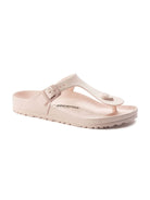 blush pink slip on sandal