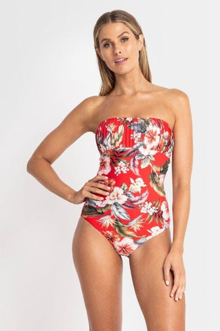 Sunseeker Isla Pintuck Bandeau One Piece