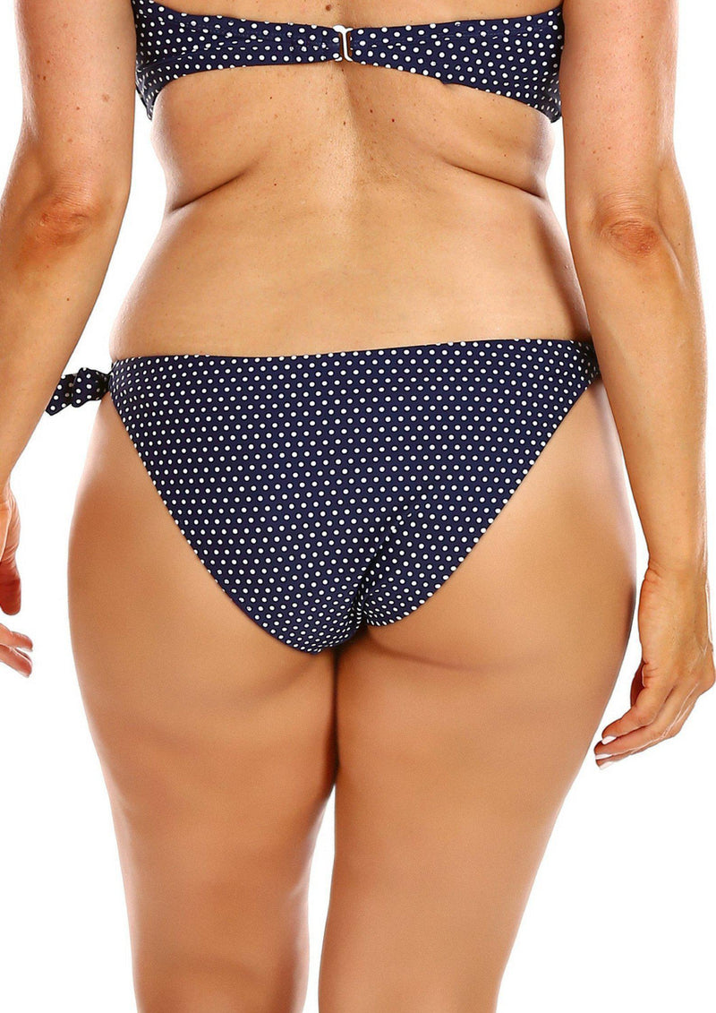 Navy and White Dots | Curvy Bikini Swimwear