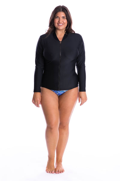 Rash Vest Long Sleeve Plus Size 